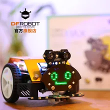 DFRobot micro: bit Max: bot DIY программируемый робот комплект с трековой линией погоня света обнаружения Collison обнаружения края для образования детей