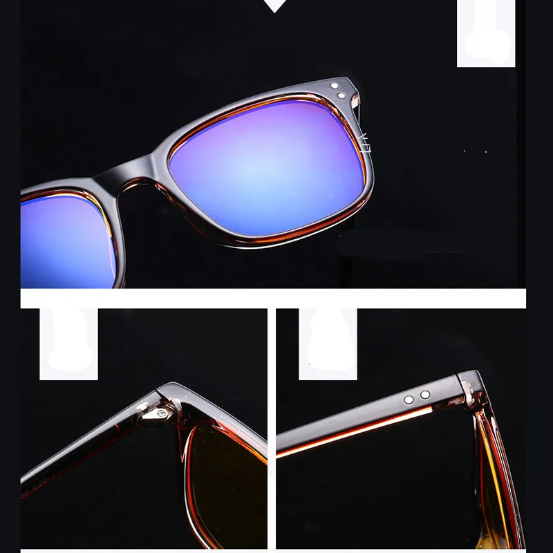 Компьютерные очки Для мужчин Брендовая Дизайнерская обувь излучения очки для геймеров мужской квадратных очковые оправы анти-голубой свет поддельные очки