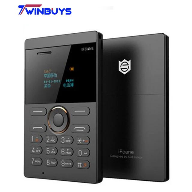 iFcane E1 AIEK E1 Mini Card Cell Phone LED Screen GSM FM