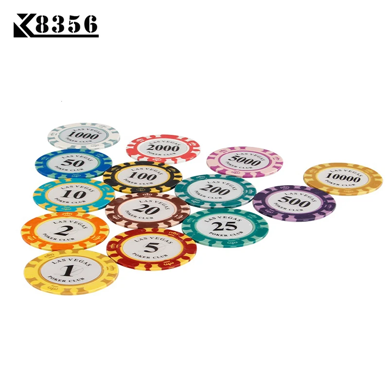 K8356 Luxury 14g Double Colors Crown Film Clay Texas Hold'em Chip Poker Playing Cards Chips Mahjong Baccarat Coins Custom Chips K8356 Luxury 14g Double Colors Crown Film Clay Texas Hold'em Chip Poker Playing Cards Chips Mahjong Baccarat Coins Custom Chips