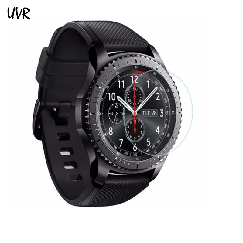 2 шт. закаленное стекло UVR для Samsung Galaxy Watch 42 мм 46 Защита экрана Gear Classic S2 S3 Frontier LTE |