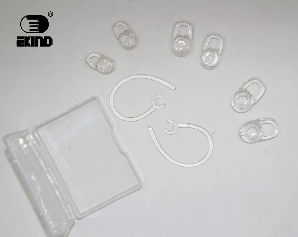 

EKIND SET 6pcs SML Earbuds (2pcs Good Earhooks) for Plantronics Voyager Edge Mobile Bluetooth Wireless Headset Earloops Earclips