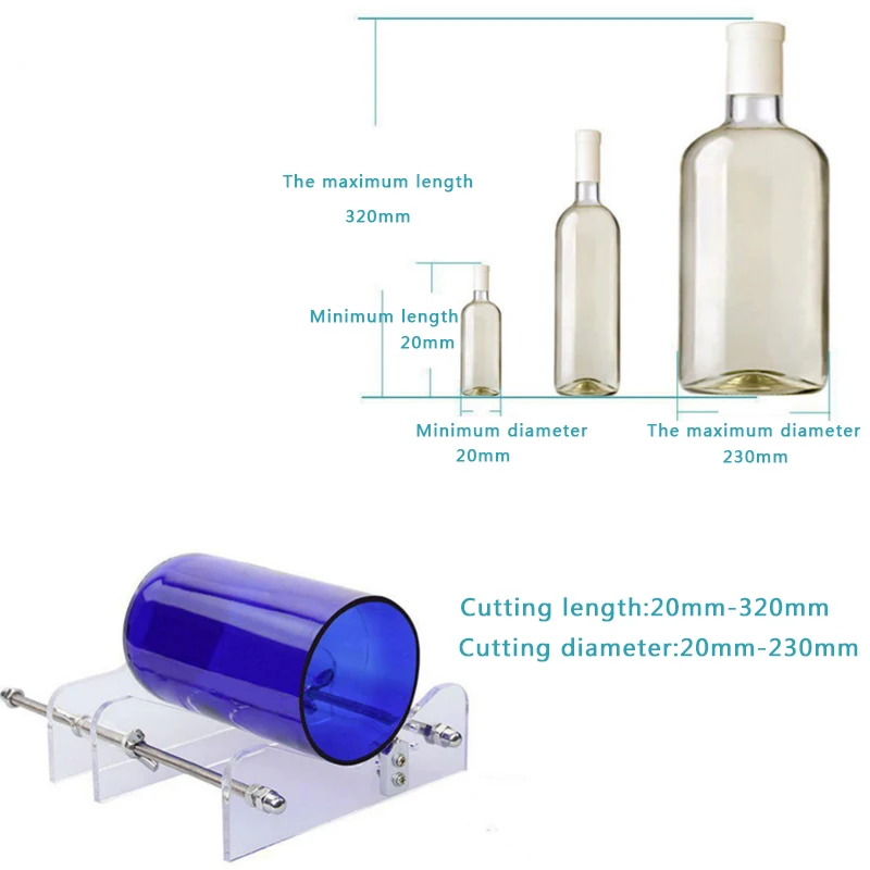 Стеклянная бутылка резак инструмент для бутылок резки стеклянная бутылка-резак DIY cut станков вина пиво Замена режущей головки