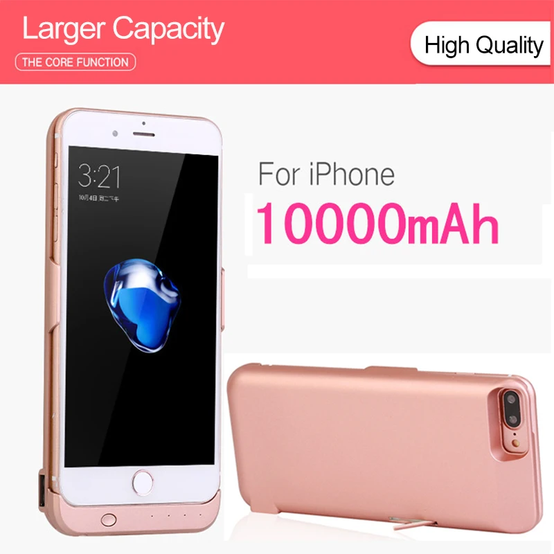 

10000mAh Portable External Battery For iPhone 6 6S 7 8 Phone Battery Case For iPhone 6 Plus 6s Plus 7 Plus 8 Plus Charging Case