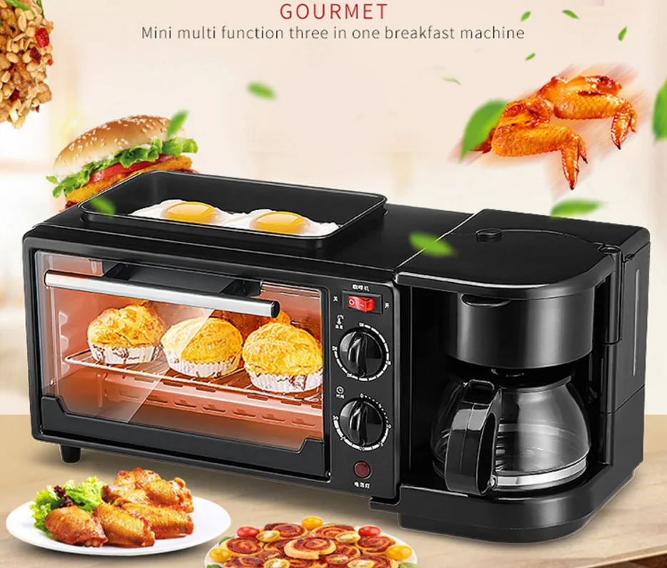 toaster oven coffee pot combo