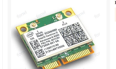 Intel Advanced-N 6200 6200AN 622AN 622 622anhmw 6200AGN Половина мини PCIe 300 м WLAN карта SPS: 572509-001 для hp ноутбука