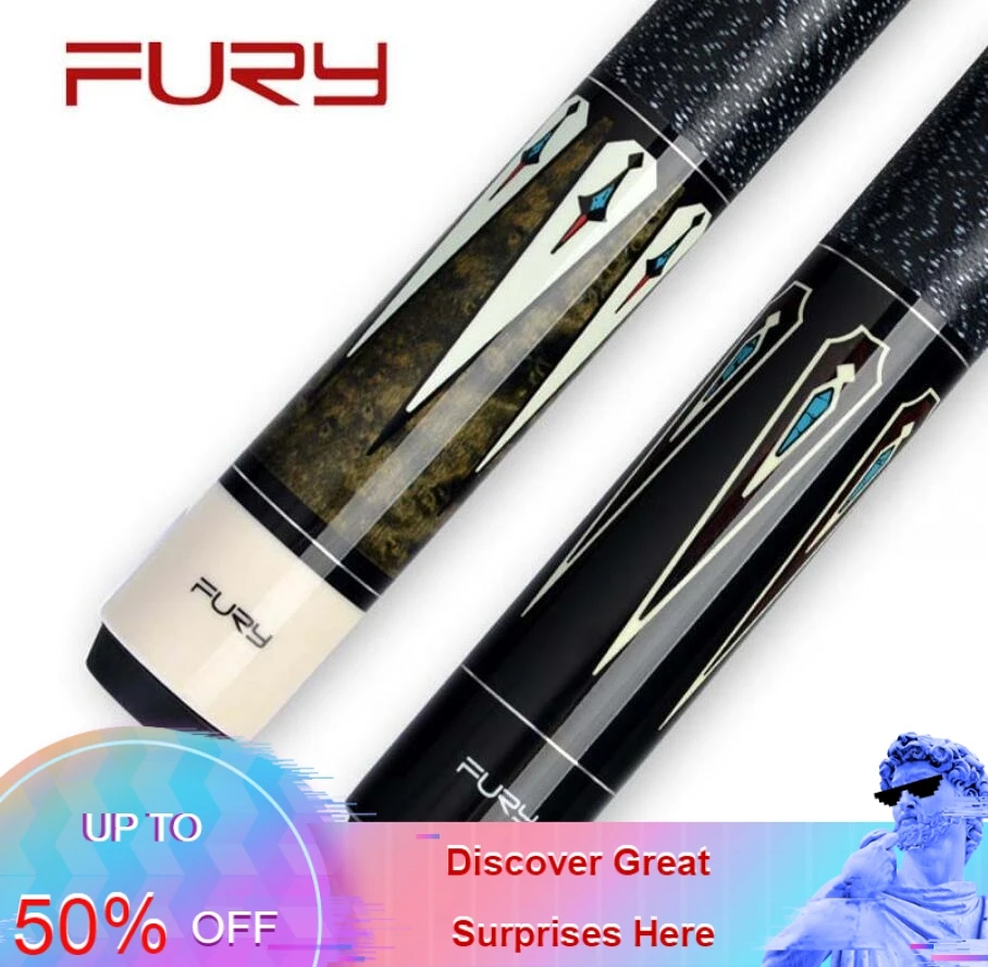 

FURY Billiard Pool Cue Stick Kit 11.75mm/13mm Tip with Pool Cue Case Set Leather Linen Thread Handle Professional Billar 2019