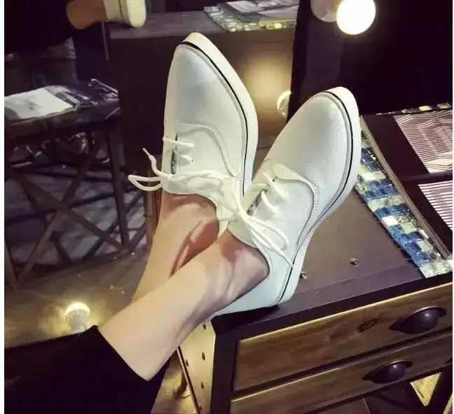 

2017 autumn shoes new Korean version of the tip of the deep mouth flat with flat shoes women 35-39shoes woman