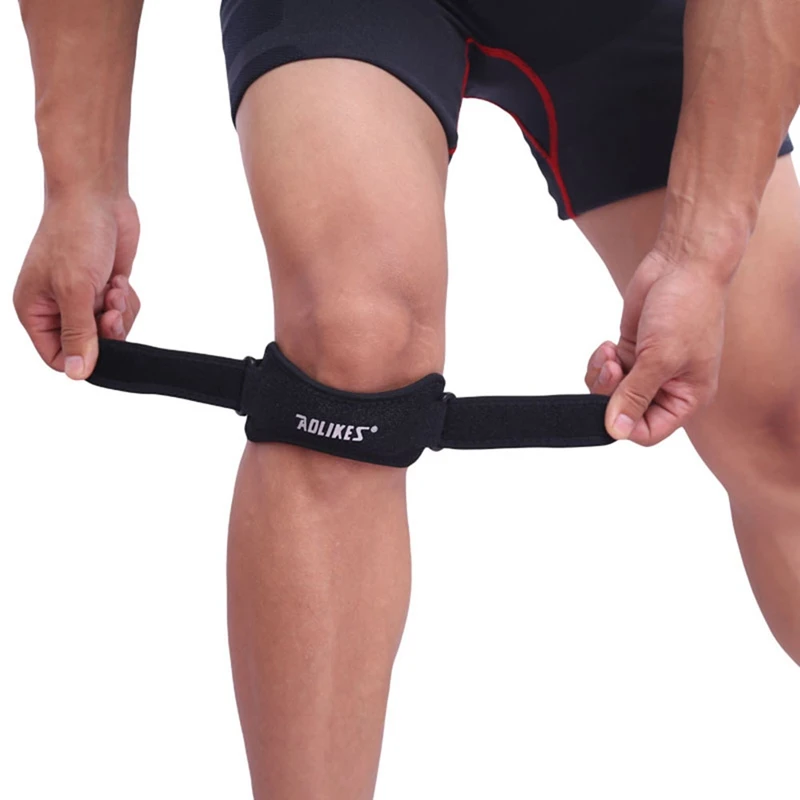 

Adjustable Knee Patellar Outdoor Climbing Running Sports Protective Gear Tendon Support Strap Band Knee Support Brace Pads 1pc