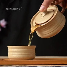 WIZAMONY китайский чайный набор кунг-фу gaiwan Чайник чашки Керамика Чайные Наборы Чайник Пуэр посуда для напитков Путешествия Чайный набор японский