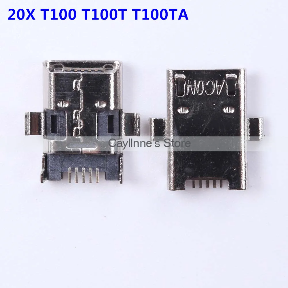 Разъем Micro USB 20 шт. для планшетов Asus Transformer Book T100 T100T T100TA | Мобильные телефоны и