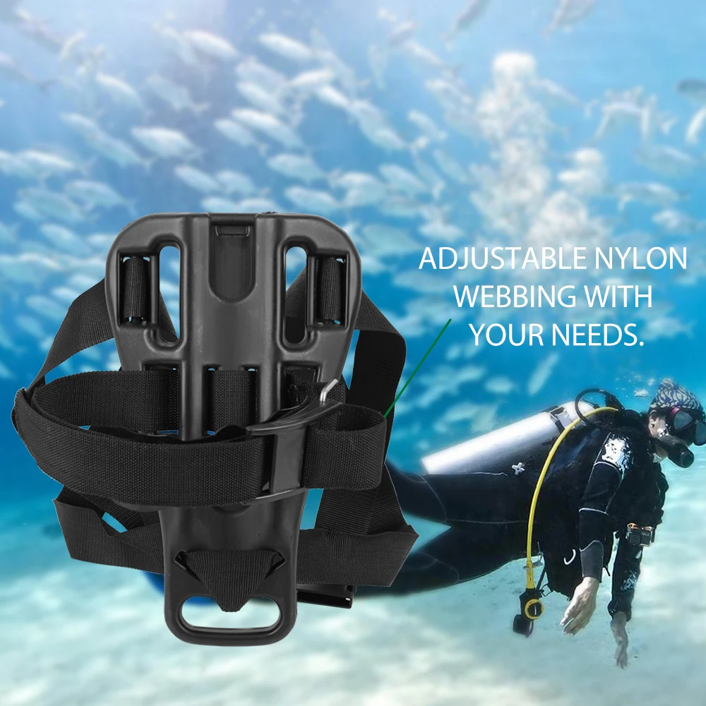 

Diving Snorkeling Scuba Oxygen Bottle Holder Cylinder Bracket Backboard Back Pad Assembly Gas Cylinder Backpack Bottle Holder