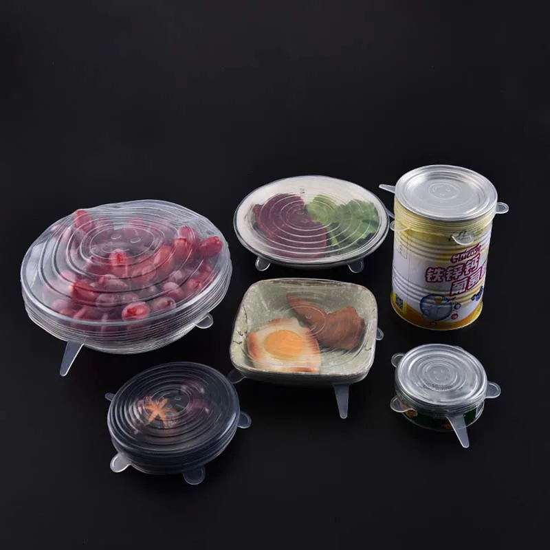 Silicone Bowl Cover Plastic Wrap Microwave Oven Insurance | Дом и сад