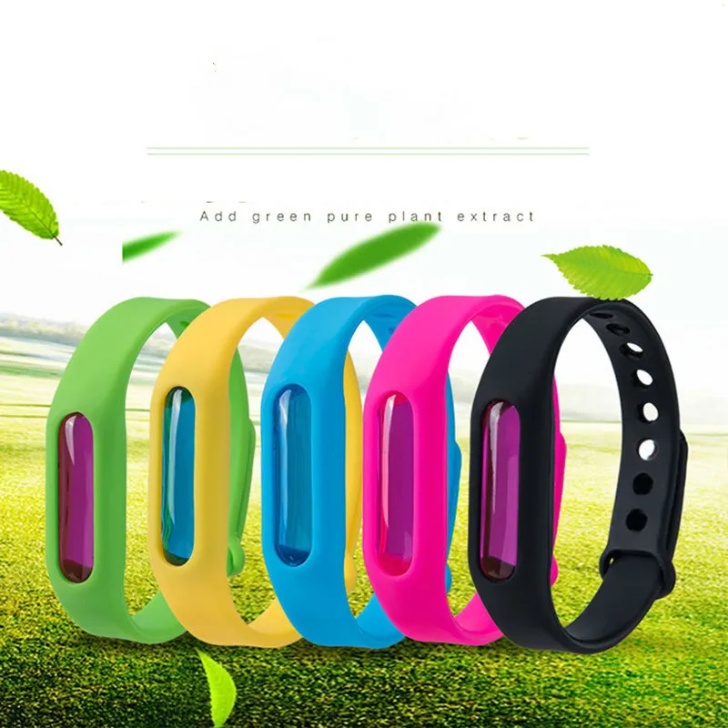 

Color Mosquito Repellent Bracelet Summer Environmental Protection Silicone Capsule Bracelet Child Safety Belt Mosquito Killer