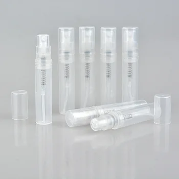 

10pcs/lot 3ml Plastic Refillable Bottle Dull Polish Translucence Sample Spray Perfume Bottle Atomizer Cosmetic Container
