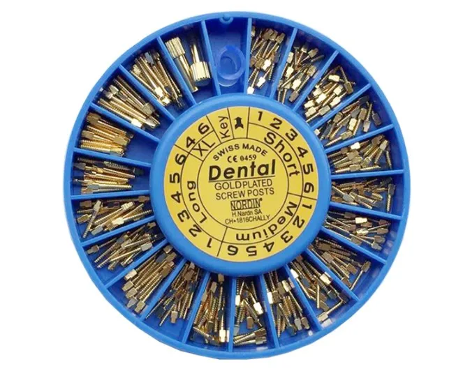 Dental materials root canal repair Stainless Steel Plated root canal nail root canal pin 120in