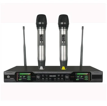 

BolymicTrue Diversity stage Wireless Microphone TFT Display karaoke wireless microphones
