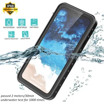

For iPhone X/XR/XS Max IP68 Waterproof Phone Case shockproof Anti-fall dust-proof Swimming Case For iPhone 7 8 plus Protect Case
