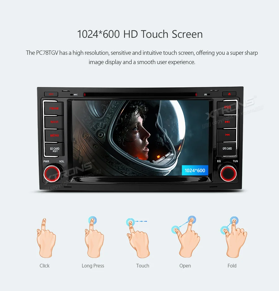 Best 7" Android 8.1 Car DVD Player Auto GPS Radio OBD2 DAB+ Stereos for VW Volkswagen TOUAREG 2004 2005 2006 2007 2008 2009 2010 2011 5