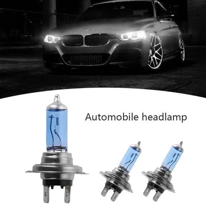 1Pcs H7 12V 100W 4000K 4500K Ultra White Halogen Lamp Super Bright Car Headlight Bulb Car