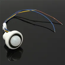26mm PIR Infrared Ray Motion Sensor Switch Time Delay Adjustable Mode Detector Switching AC100-240V 50 / 60HZ