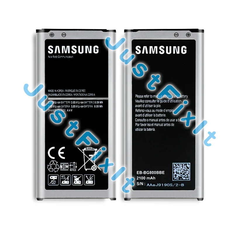 EB BG800BBE оригинальный Батарея для samsung Galaxy S5 мини G800 G800F G800H G800A G800Y G800R 2100 мАч с