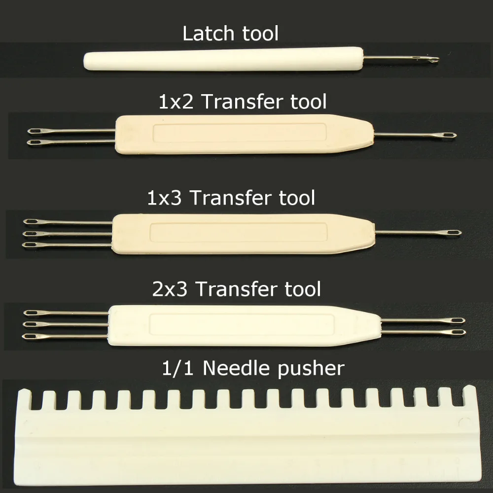 5pcs-Transfer-Tools-Needle-Pusher-Latch-Tool-Set-For-Brother-Singer-Silver-Knitting-Machine-accessories-KH588