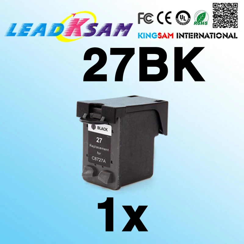 compatible For hp27 C8727A ink Cartridge 27XL for 27 back cartridge for Deskjet 3420 3520 3550