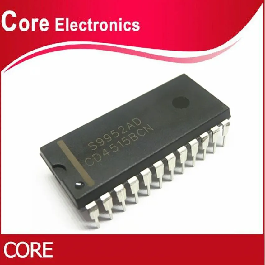 50 шт CD4515BCN DIP24 CD4515 DIP 24 Новый|Интегральные схемы| |