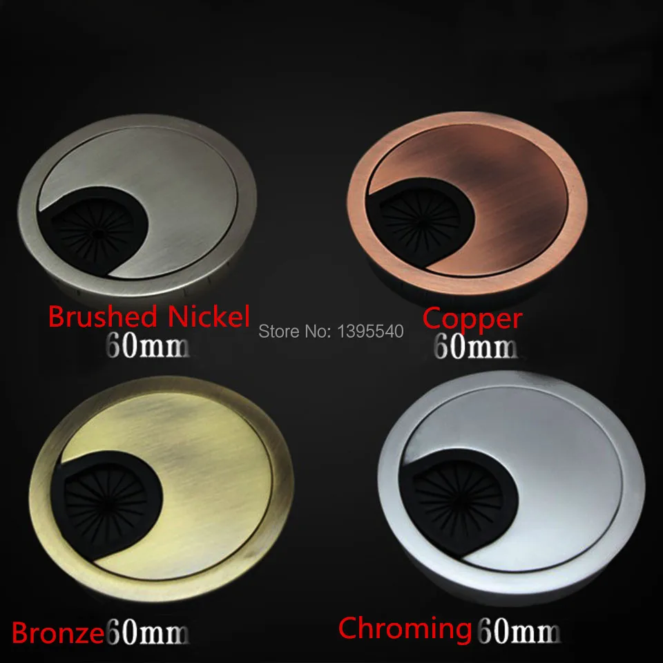 New 60mm Computer Desk Line Hole Cover Grommet Desk Table Cable Tidy Outlet Port Surface Wire Hole Cover Switch Plates Cabin Cabin Aliexpress