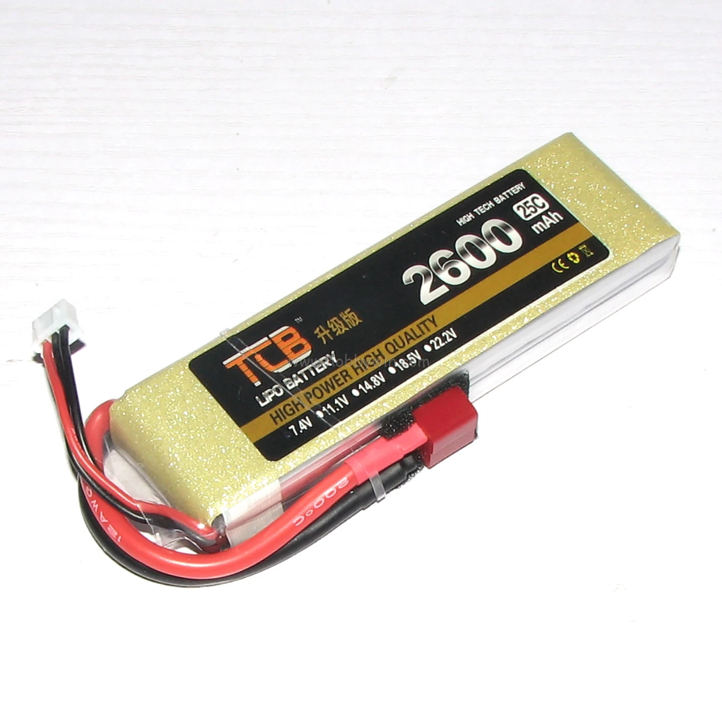 

7,4 V/2S 2600mAh 25C обновленная батарея LiPO T plug RC модель Lipoly power pack