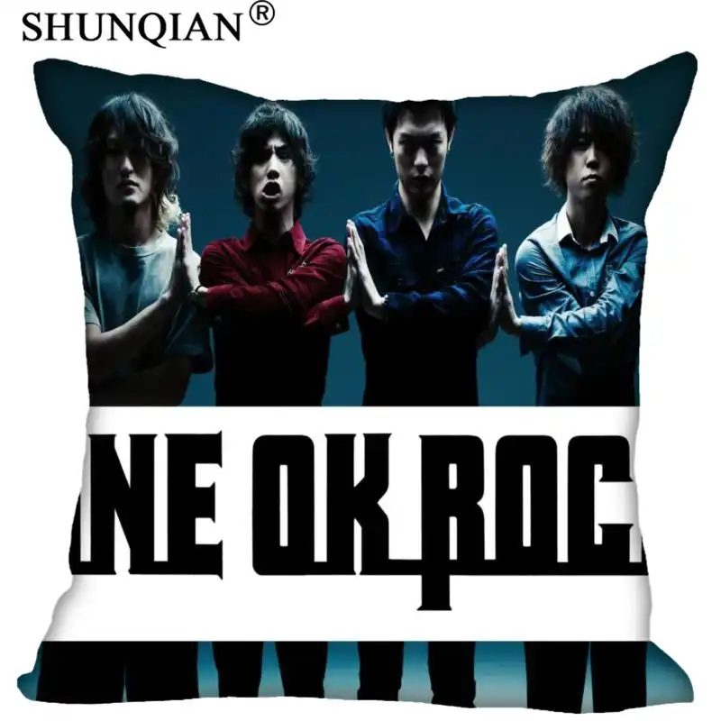 New Arrived Custom Square Pillowcase Popular One Ok Rock Pillow