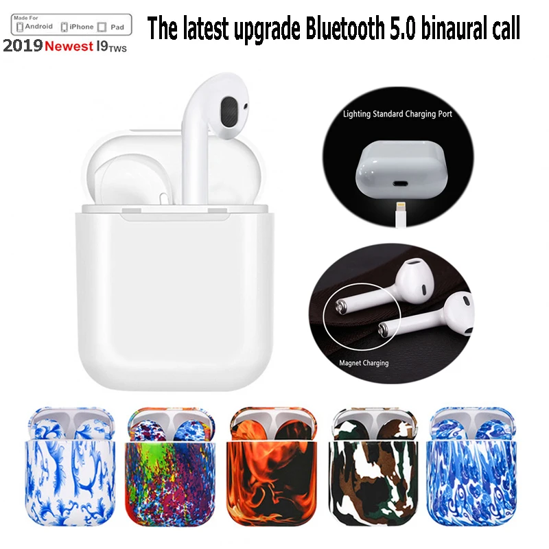 

Newest i9s tws air pods mini wireless headset Bluetooth 5.0 earbuds wireless eraphones With Mic PK i10 i7s for all smart phone