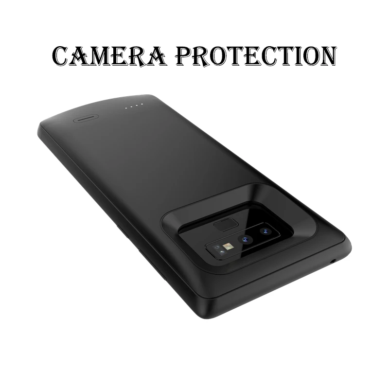 Роскошный 5000 mah аккумулятор зарядное устройство чехол для samsung Galaxy Note 9 power Bank