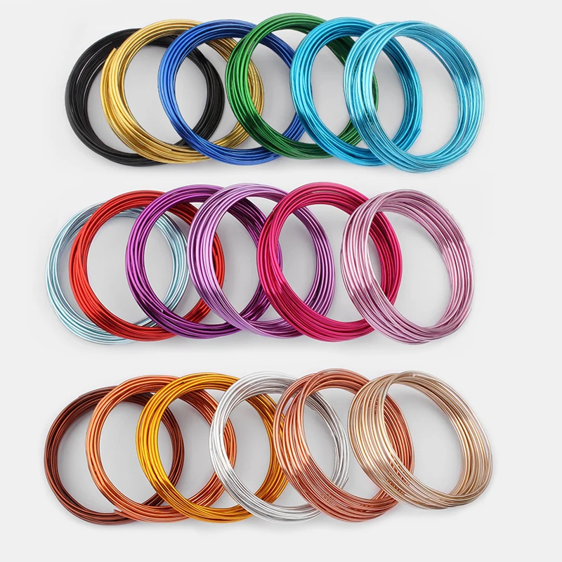 Aluminium Wire floristry craft jewellery Royal Blue 2mm x 12 metre roll