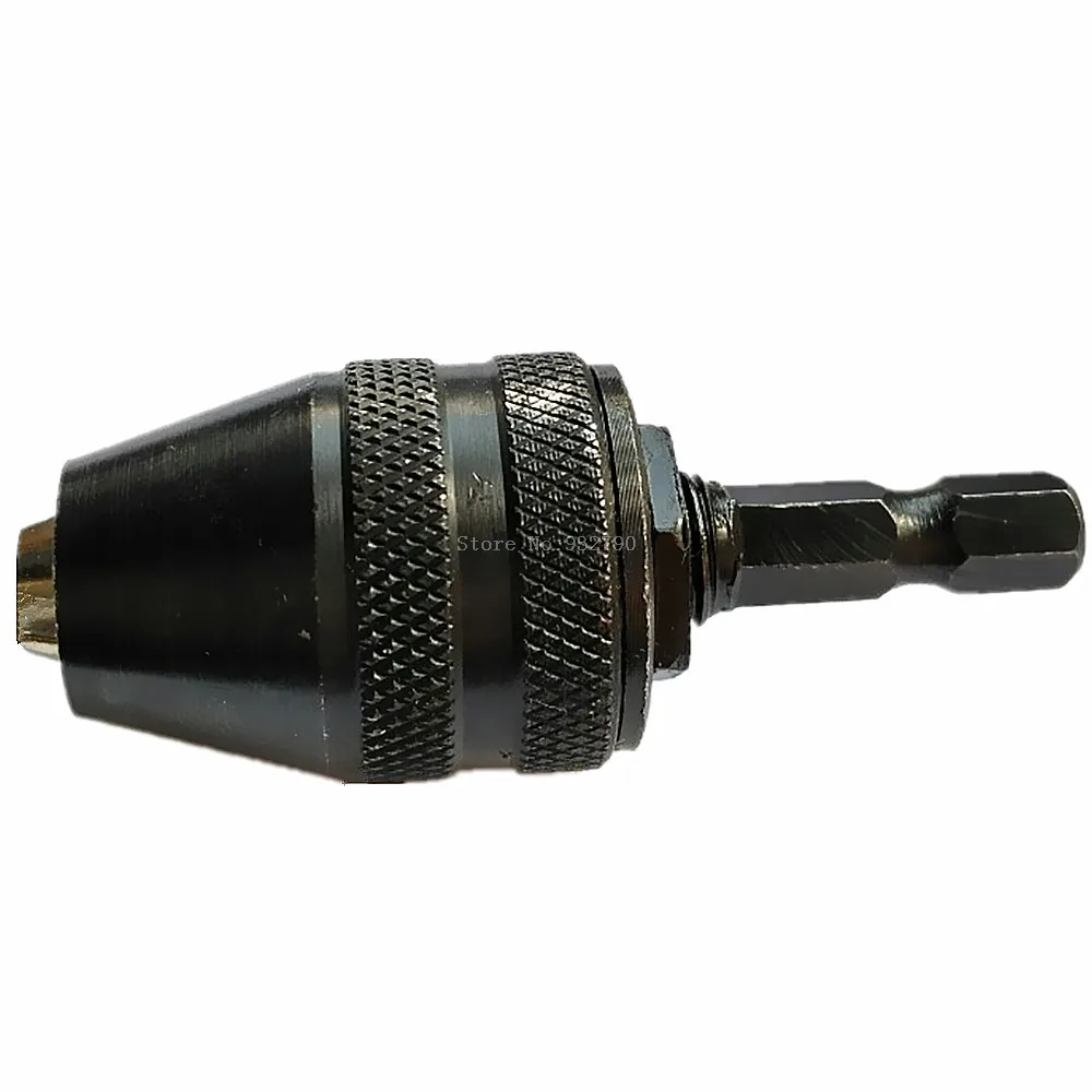 6mm Keyless Drill Chuck Screwdriver Impact Driver Adaptor Hex Shank Dril bit