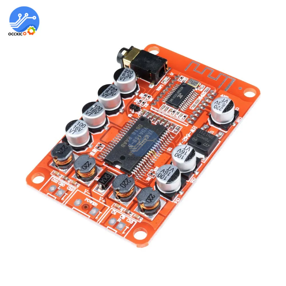 2*15 Вт YDA138 Bluetooth усилитель плата модуль 2 0 стерео класса D чистый бас цифровой аудио