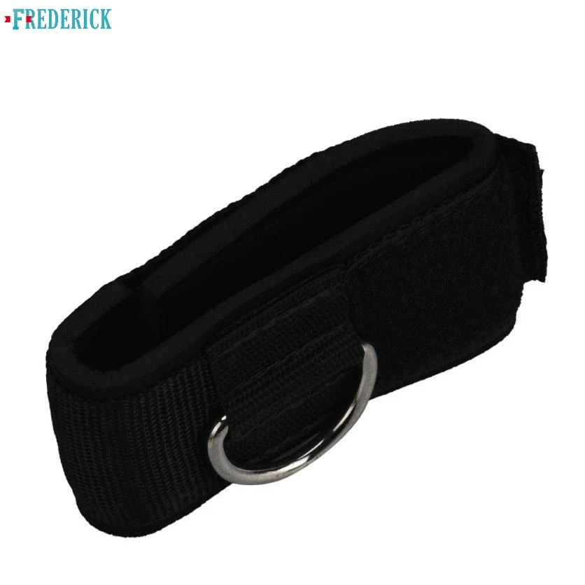 Frederick 2 pcs Sports Ankle Protector D ring Ankle Strap Belt Multi Gym Leg Pulley Strap