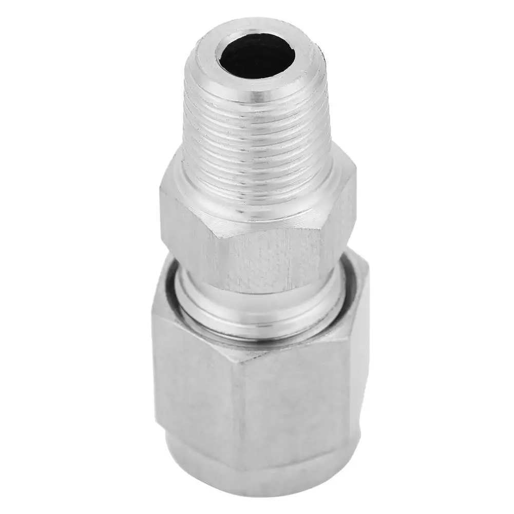 Нержавеющая сталь SS304 трубопроводная арматура 1/8NPT кольцо адаптера с наружной резьбой разъем для воды нефти и газа