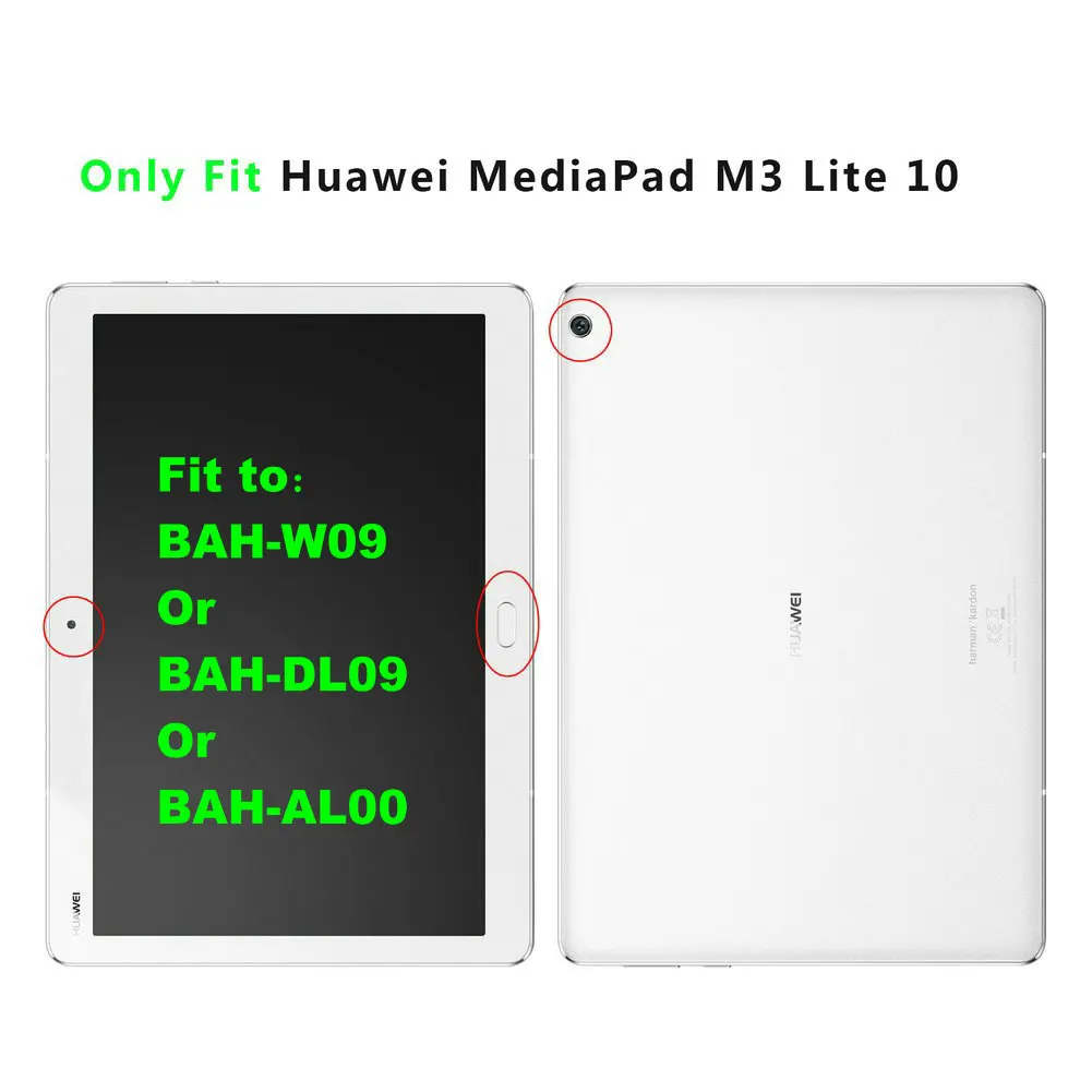 Прыгающий чехол для huawei MediaPad M3 Lite 10 BAH-W09/DL09/AL00 10,1 ''планшет силиконовый бампер чехол