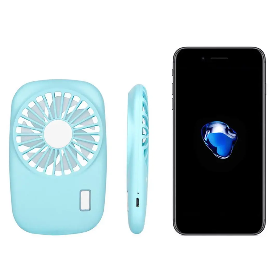 

Portable Mini Hand Held USB Rechargeable Mini Air Conditioner Cooler Camera Fan Square Lithium Polymer Battery Included