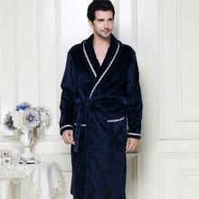 Best Offers 2018 New Arrival Men's Winter Robe Male Warm Long Bathrobes Comfortable Ladies Bath Robe Dressing Men Solid Homewear Plus Size Best Offers 2018 New Arrival Men's Winter Robe Male Warm Long Bathrobes Comfortable Ladies Bath Robe Dressing Men Solid Homewear Plus Size