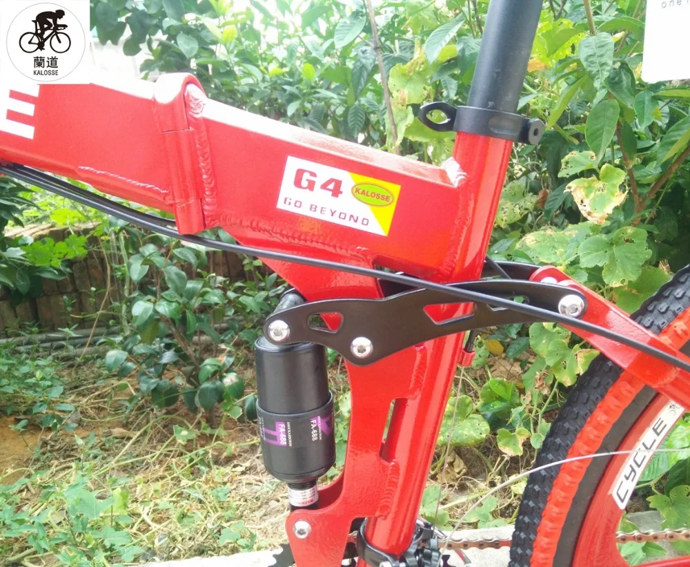 Top Kalosse  M610  six spokes  bikes   tyre dirt bike  30 speed  folding  mountain bike bicycle , 26*17inch, 15