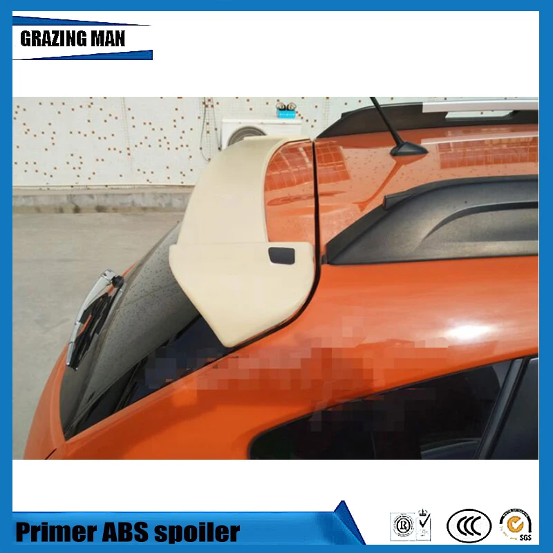 Горячая Распродажа ABS Праймер Неокрашенный спойлер на заднюю крышу для XV 2012