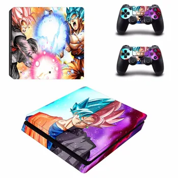 

Anime Dragon Ball Super PS4 Slim Skin Sticker For Sony PlayStation 4 Console and Controllers For Dualshock 4 PS4 Slim Sticker