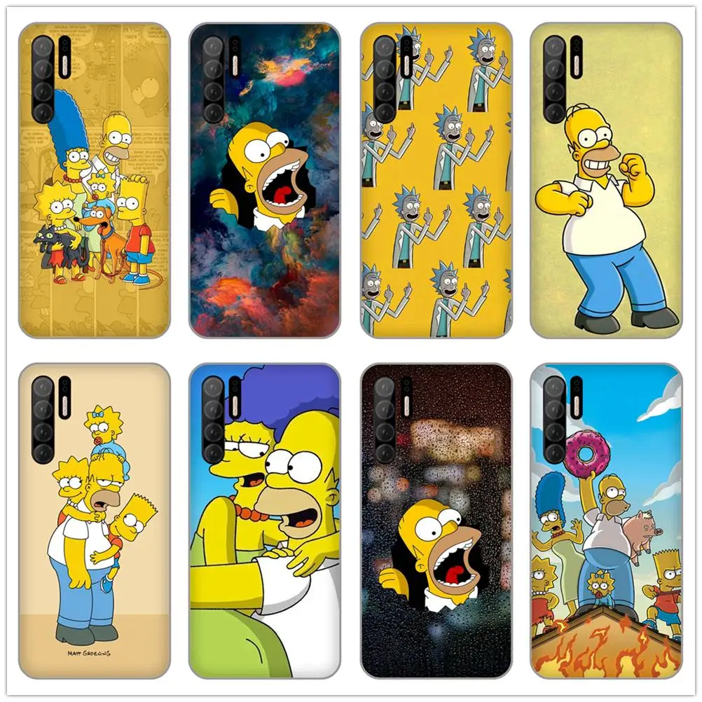 

Homer J.Simpson Simpson funny cartoon Soft TPU Silicone Case Cover for Huawei P10 Plus P20 P30 Pro P7 P8 Lite 2015 Honor 9 V10