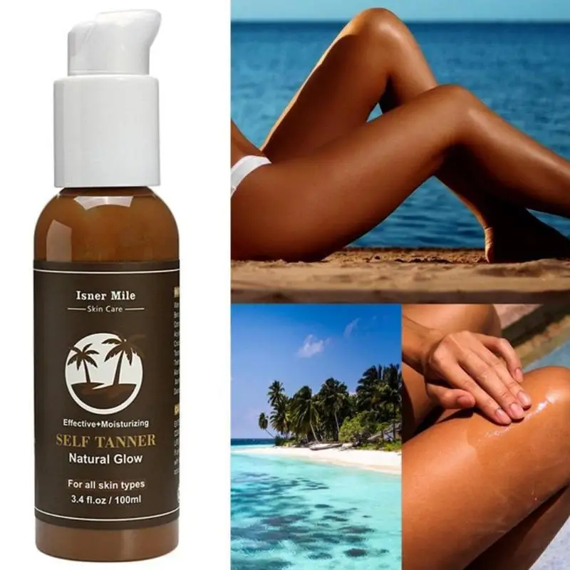 

100ml Suntan Cream Color Stay Bronze Self Sun Tan Tanning Enhance Day Tanning Cream Natural Bronzer Sunscreen Tanner Lotion