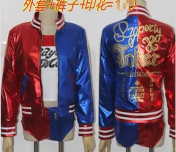 

Batman Suicide Squad Harleen Quinzel Harley Quinn cosplay costume outfit for Adult Halloween Costume