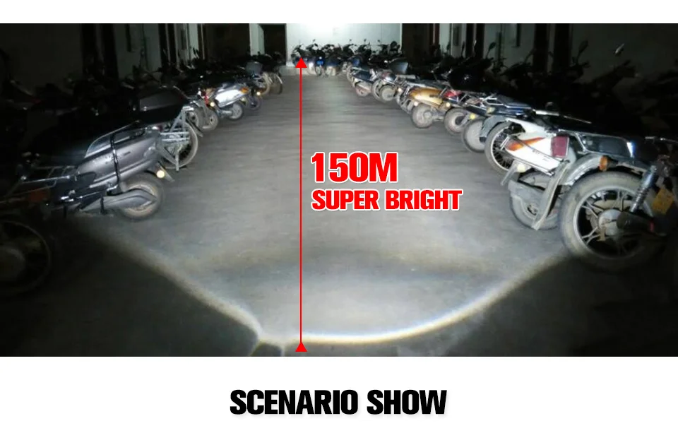 Foxcncar Ba20d Motorcycle LED Headlight Bulbs H6 COB Moto front Lamp Accessoires Scooter light 12v 1000LM For Honda Yamaha 6000K (7)