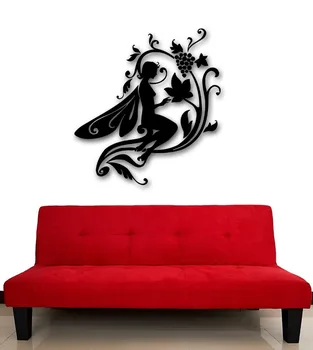 

Wall Stickers Vinyl Decal Nursery Angel Fairy Magic for Kids Wings